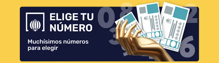 Imagen de números especiales en La Manita de Oro, administración de lotería en Cornellà